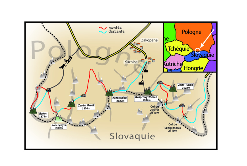 Mer de nuage sur les Tatras Polonaises