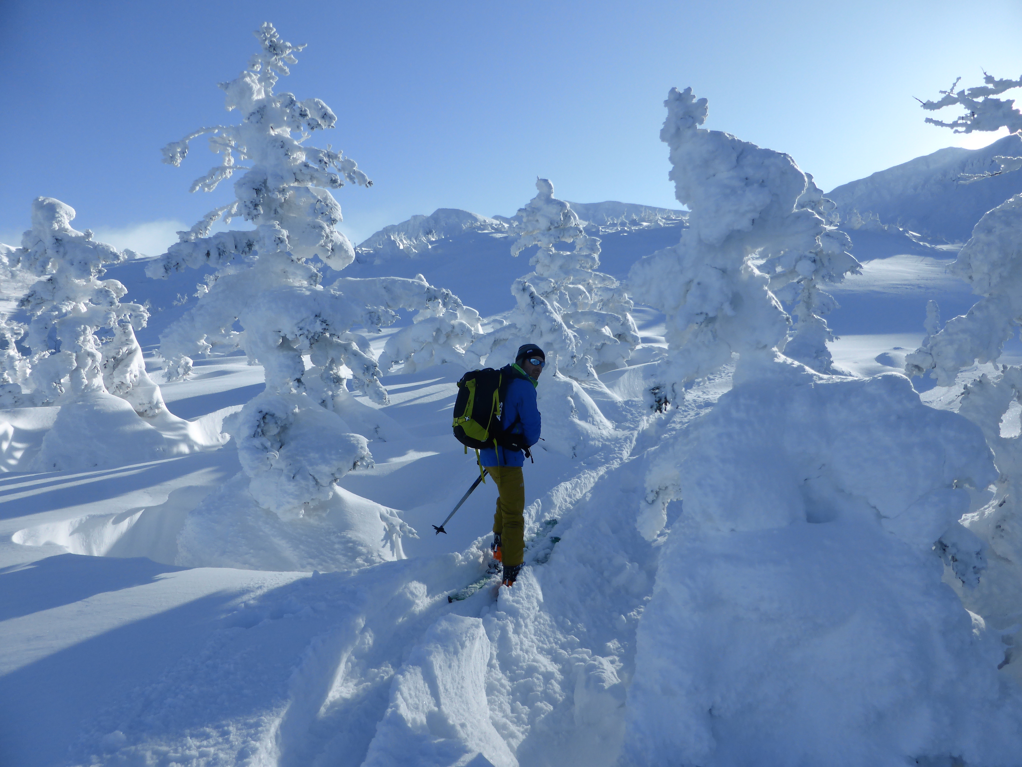 Ski de randonnée au Japon à Hokkaido 