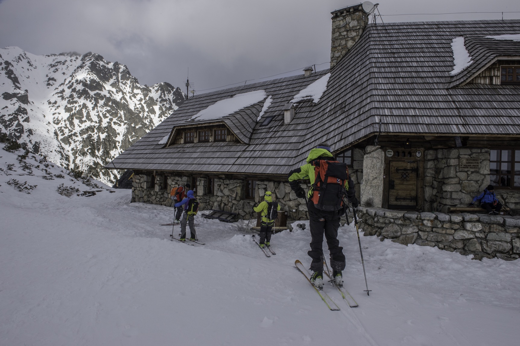 Etape 5, arrivée au refuge Piecu Polskich