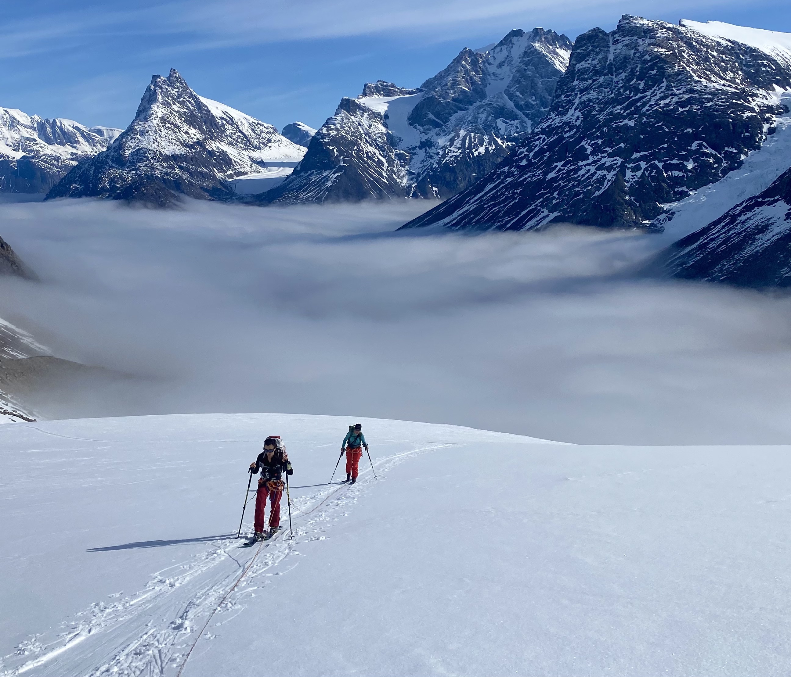 Ski de randonnée au Groenland sur le Tulu