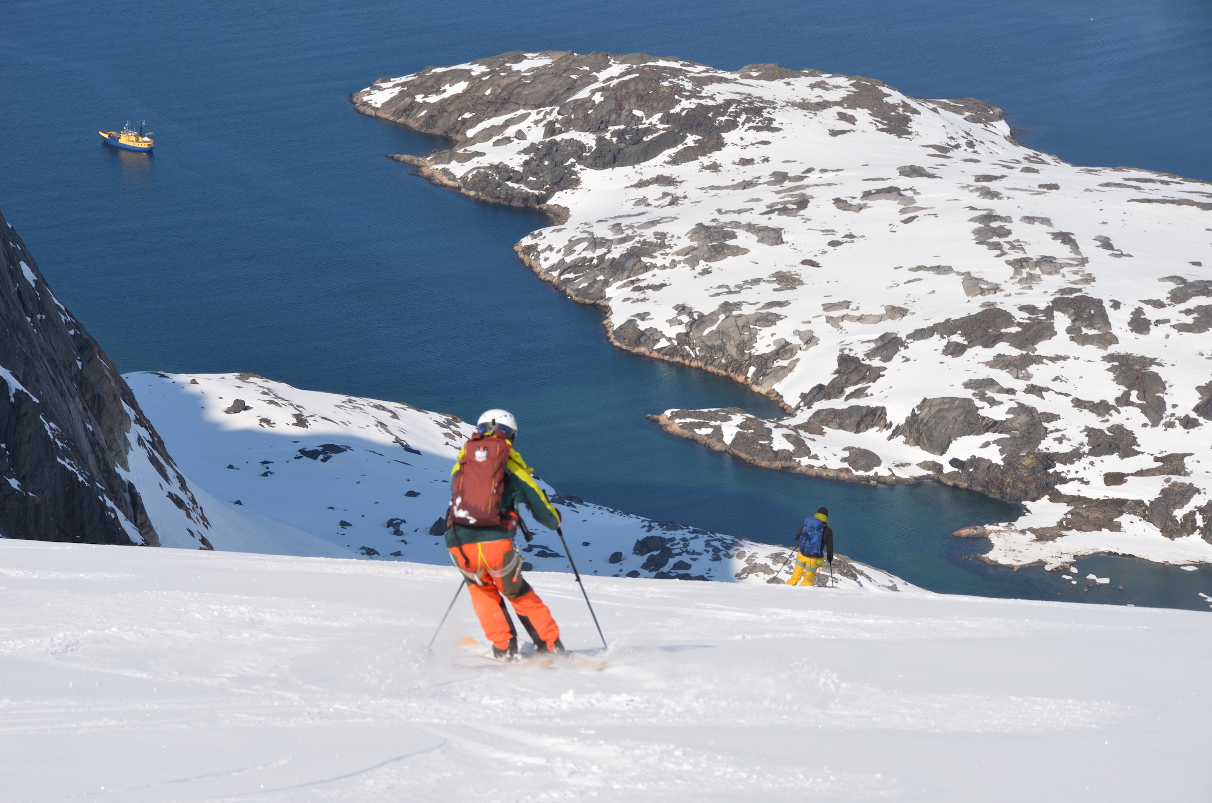 Ski de randonnée au Groenland sur le Tulu
