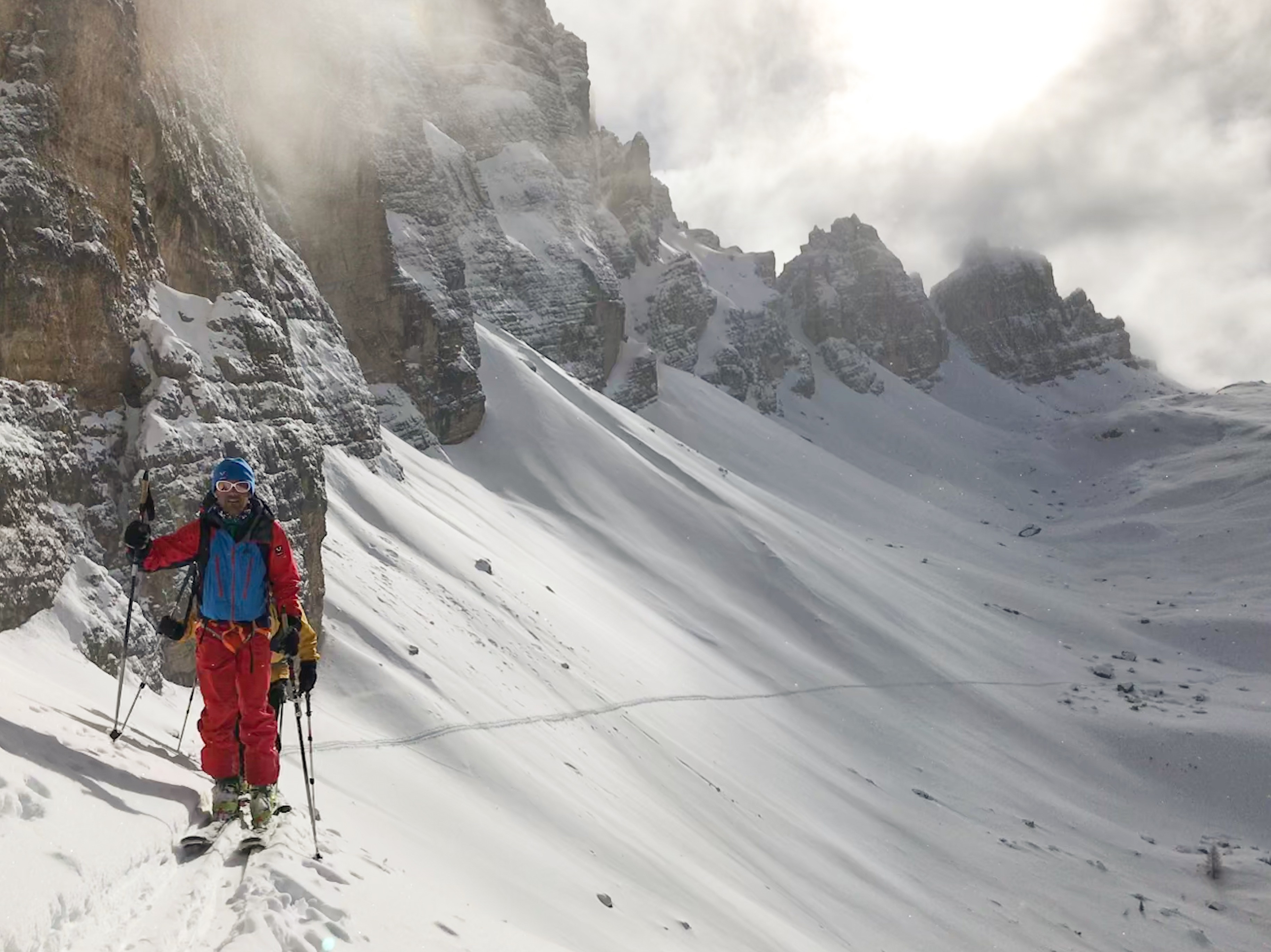 Ski de randonnée dans les Dolomites