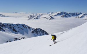Ski de randonnée en Islande.
