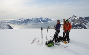 Ski de randonnée au Groenland sur l'Aztec Lady