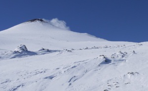 Versant nord de l'Etna, en route vers le sommet