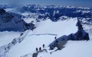 Raid à ski dans la Bernina